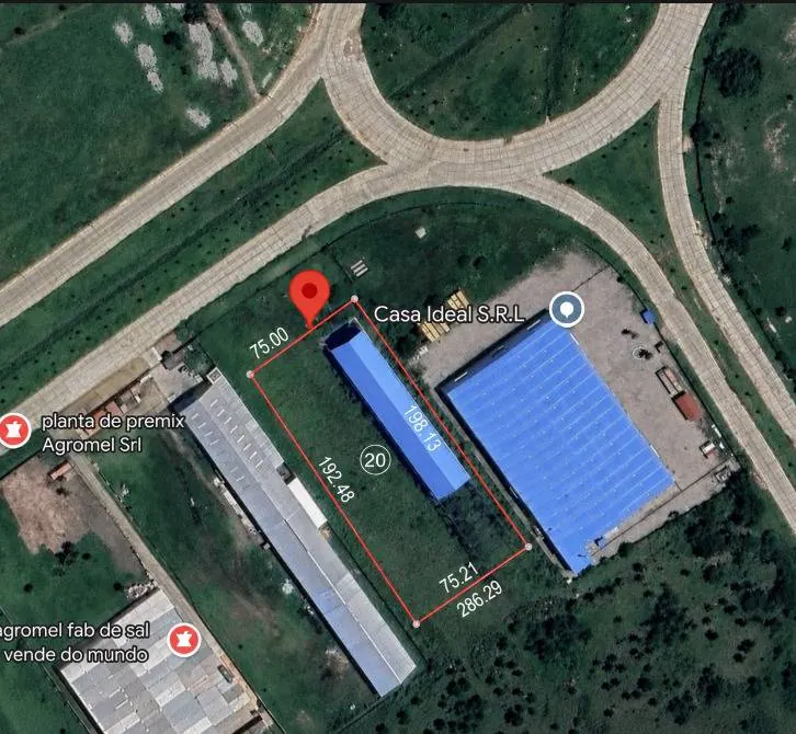 Terreno de 14.648 m² con tinglado en venta en el Parque Industrial: foto 2 de 3