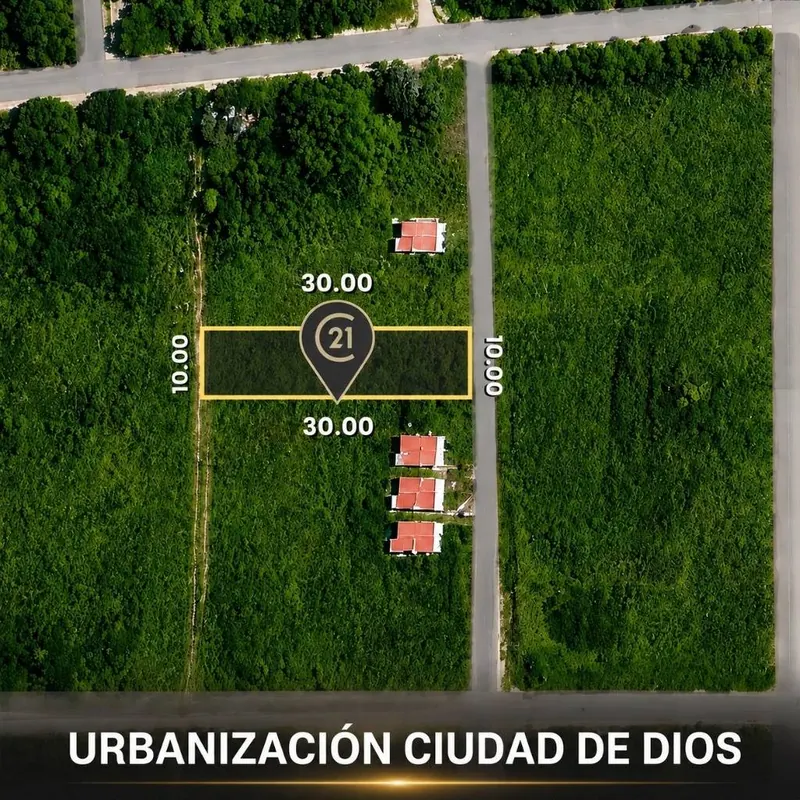 Terreno de 300 m² en venta en la urbanización Ciudad de Dios, Cotoca: foto 2 de 3