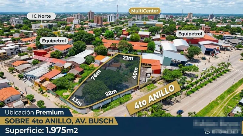 1,975 m² lot for sale on the 4th ring, Av. Busch: foto 2 de 5