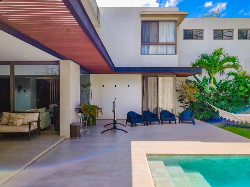 House with pool for sale in the Las Palmeras gated community, Urubó: foto 10 de 50