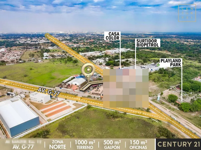 Galpón con oficinas en venta sobre la Av. Banzer, km 11