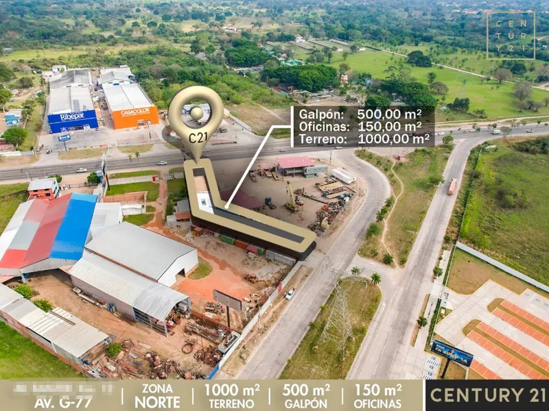 Galpón con oficinas en venta sobre la Av. Banzer, km 11: foto 3 de 5