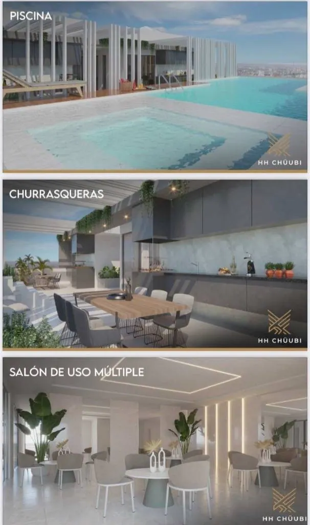 Departamento de 1 dormitorio en venta en edificio HH Chubi, Equipetrol: foto 4 de 6