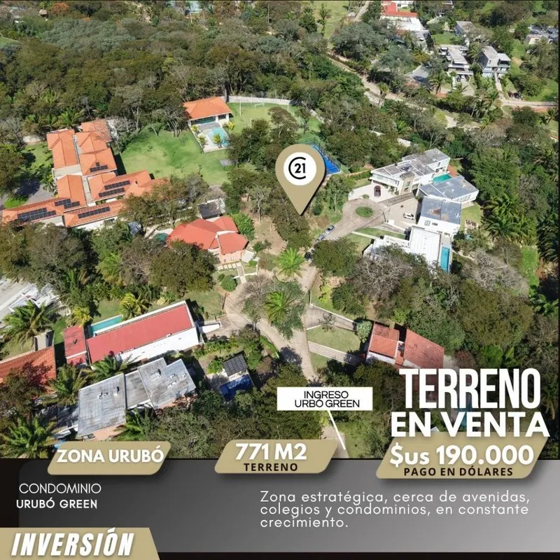 771.69 m² lot for sale in Urubó Green, Urubó: foto 5 de 5