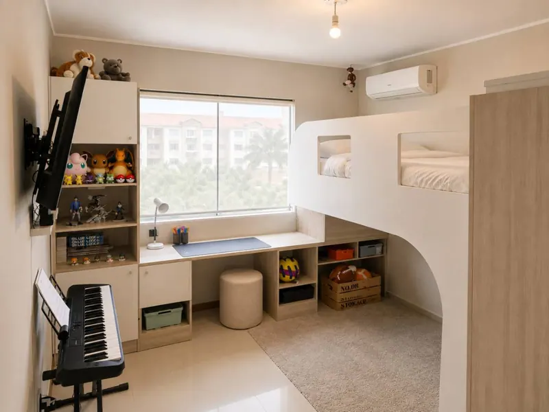Furnished 3-bedroom apartment for sale in the gated community: foto 5 de 10
