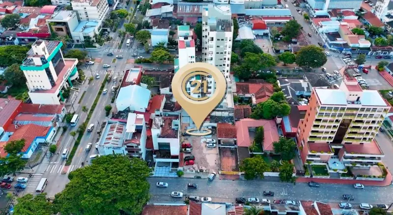 Terreno en esquina de 686 m² en venta en el Centro, René Moreno