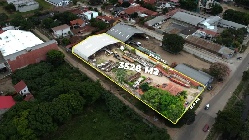 Terreno de 3.528 m² en venta en la Doble Vía La Guardia, 6to anillo