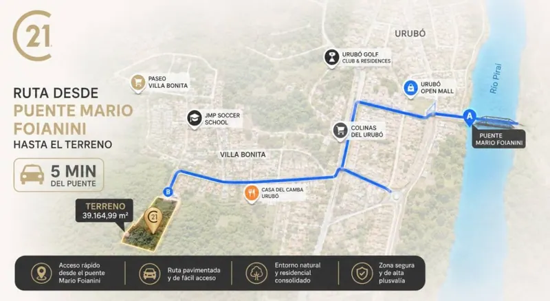 Terreno de 39.164,99 m² en venta en el Urubó, Villa Bonita: foto 3 de 5