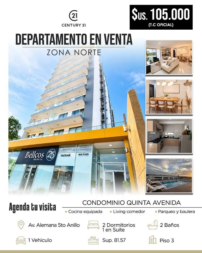 2-bedroom apartment for sale in the Quinta Avenida gated community: foto 2 de 16