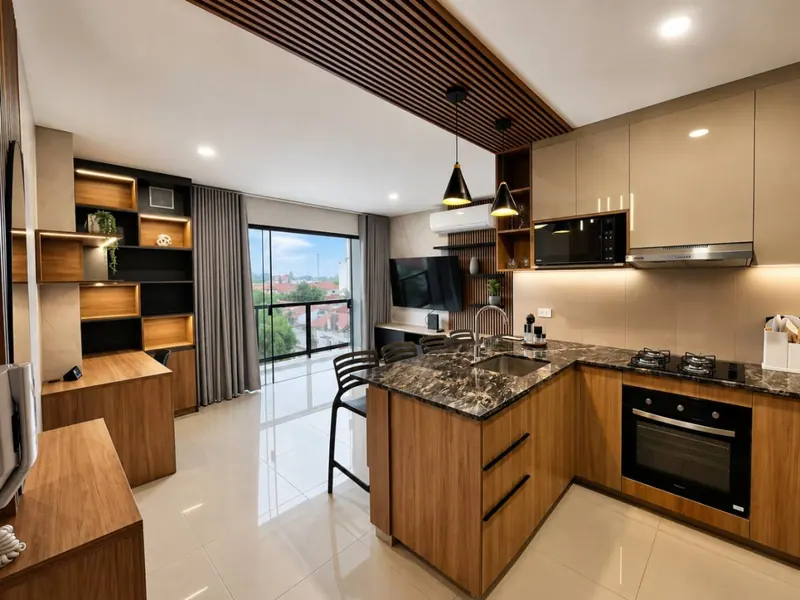 Departamento amoblado de 2 dormitorios en venta en el edificio RISE 1: foto 6 de 16