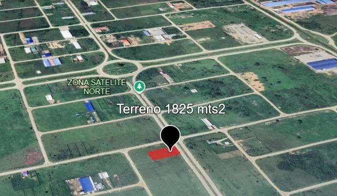 1,825 m² lot for sale in Parque Industrial Latinoamericano: foto 2 de 3