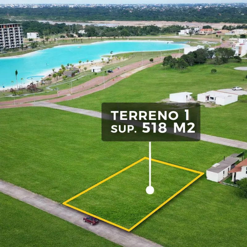 Terreno de 518,74 m² en venta en Mar Adentro, Urubó: foto 2 de 8