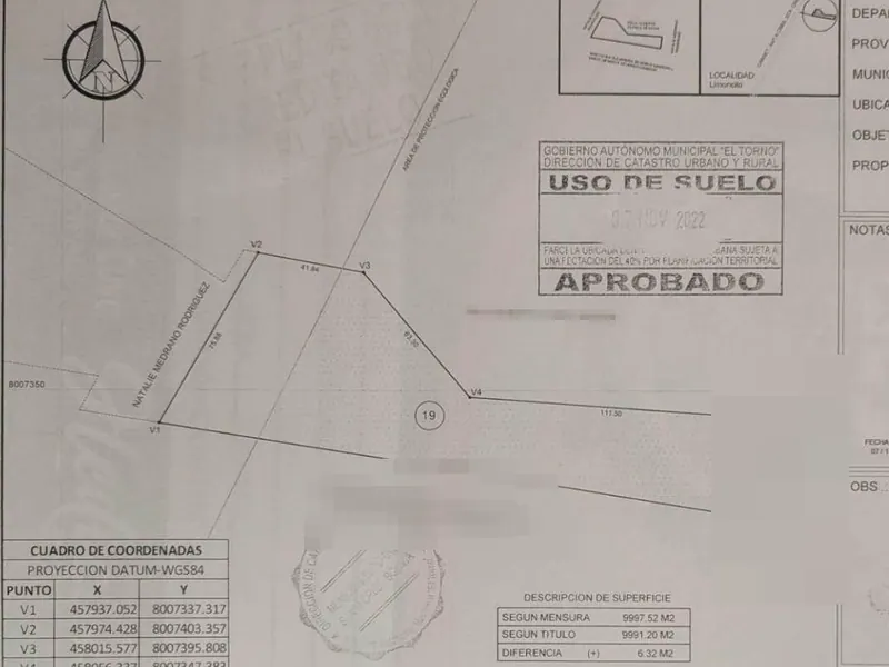 Terreno de 18.900 m² en venta sobre carretera, Limoncito km 37: foto 6 de 6