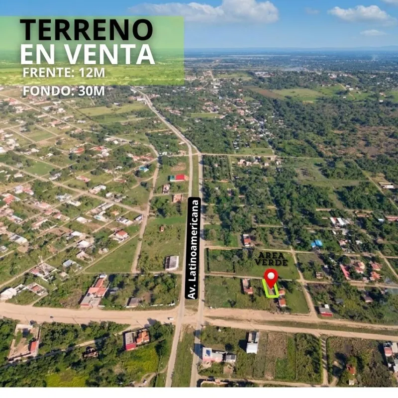 Terreno de 360 m² en venta en Cotoca, Urb. El Cedro I: foto 8 de 9