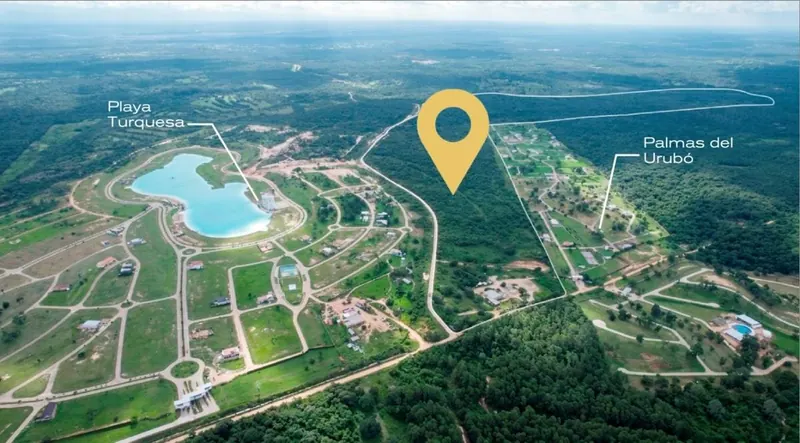 Terreno de 185 m² en preventa en el Urubó, frente a Playa Turquesa: foto 3 de 9