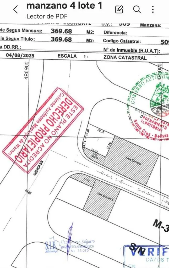Terreno en venta en el condominio Econorte, Zona Norte: foto 3 de 3