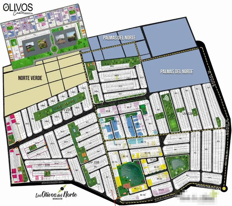 Terreno de 300 m² en venta en la urbanización Los Olivos, Zona Norte: foto 12 de 12