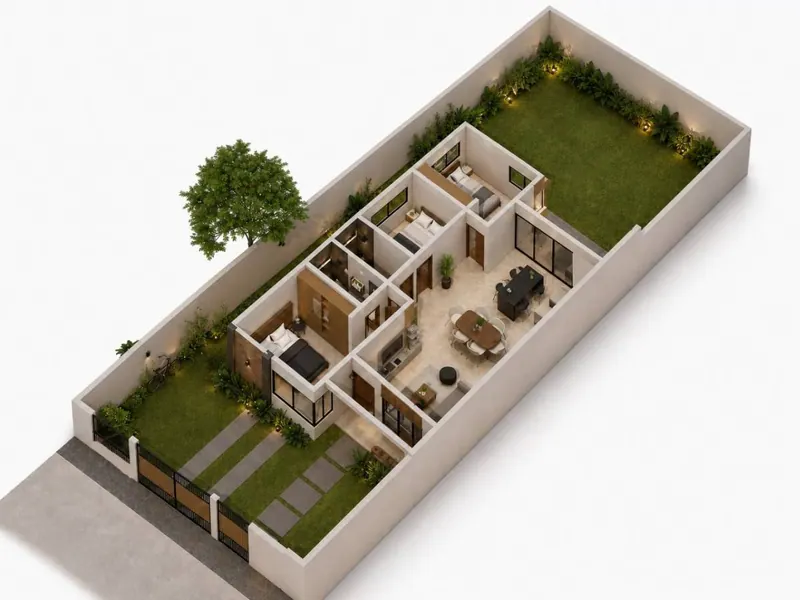Casa de 3 dormitorios a estrenar en venta en Urb. Andalucía, Zona Este: foto 1 de 8