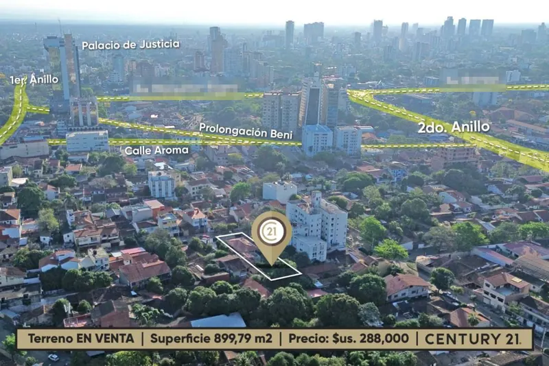 899.79 m² lot for sale in Máquina Vieja, North Zone: foto 2 de 5