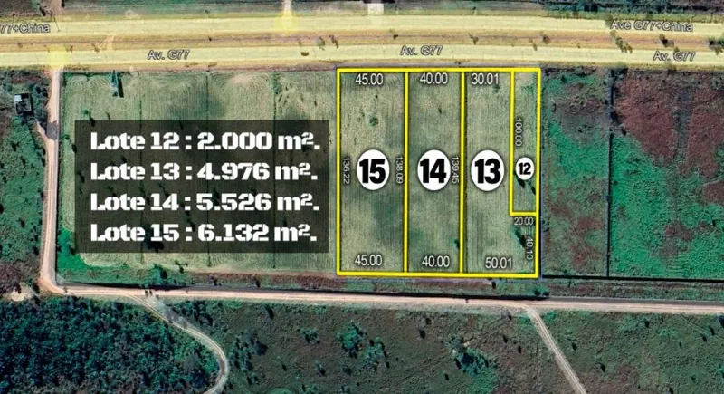 4,976 m² lot for sale on Av. G77, North Zone: foto 6 de 9