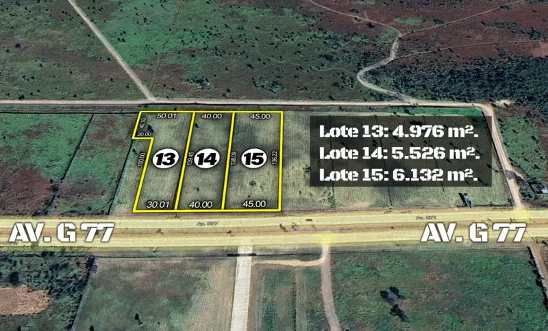 4,976 m² lot for sale on Av. G77, North Zone: foto 7 de 9