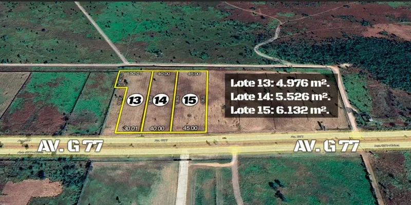 4,976 m² lot for sale on Av. G77, North Zone: foto 9 de 9