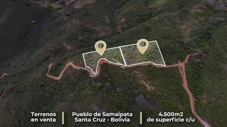4,500 m² lot for sale in Las Colinas, Samaipata: foto 8 de 11