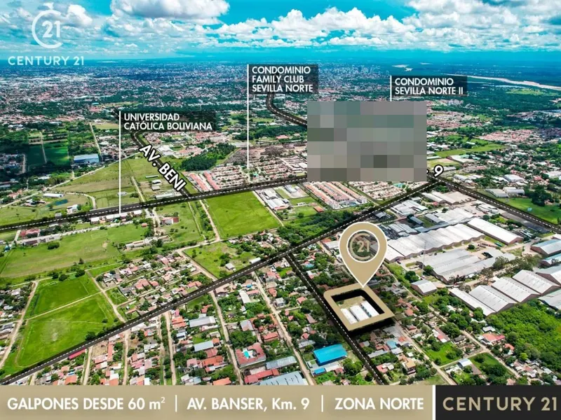 Galpón de 60 m² en alquiler en la Zona Norte, carretera al Norte km 10