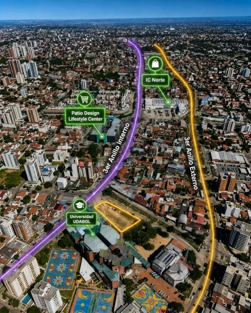 1,500 m² corner lot for sale on the 3rd ring and Radial 23: foto 4 de 6