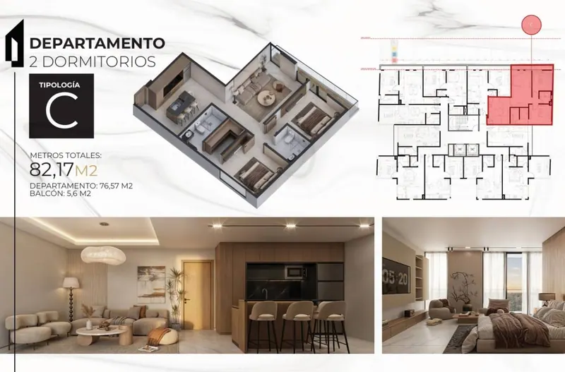 Departamento de 2 dormitorios en preventa en Domus Insignia: foto 15 de 15