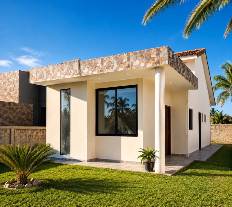 Casa de 3 dormitorios en venta en Urubó Oasis, urbanización cerrada: foto 1 de 16