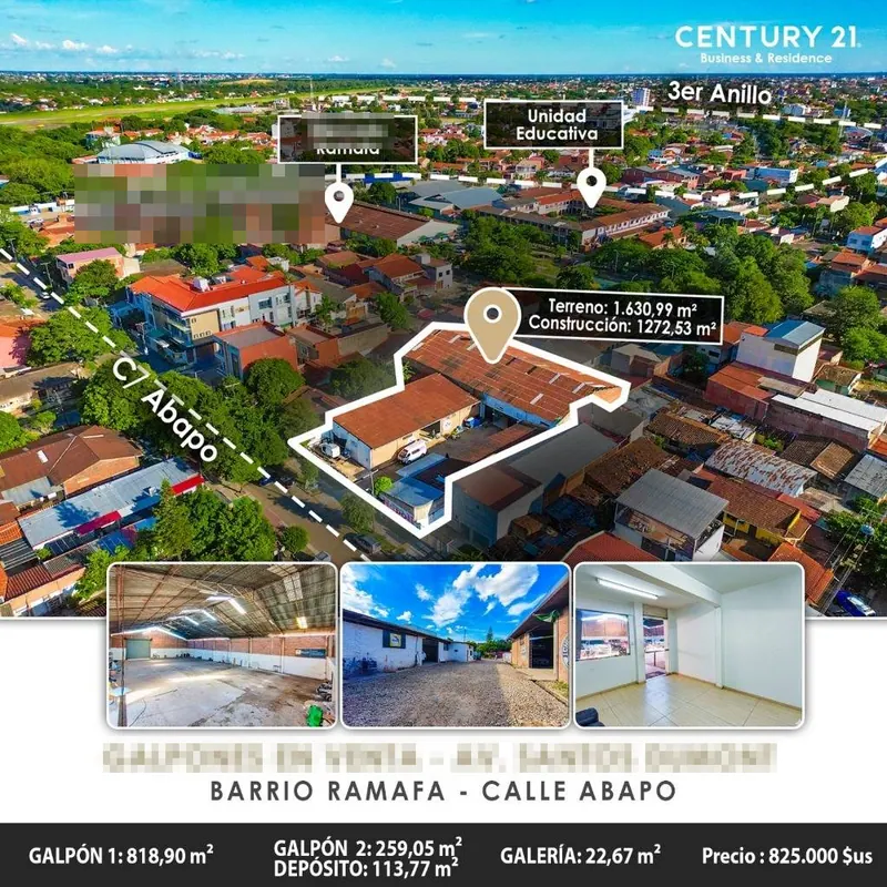 Galpones en venta en la Zona Sur, Barrio Ramafa, 1.272,53 m²: foto 2 de 7