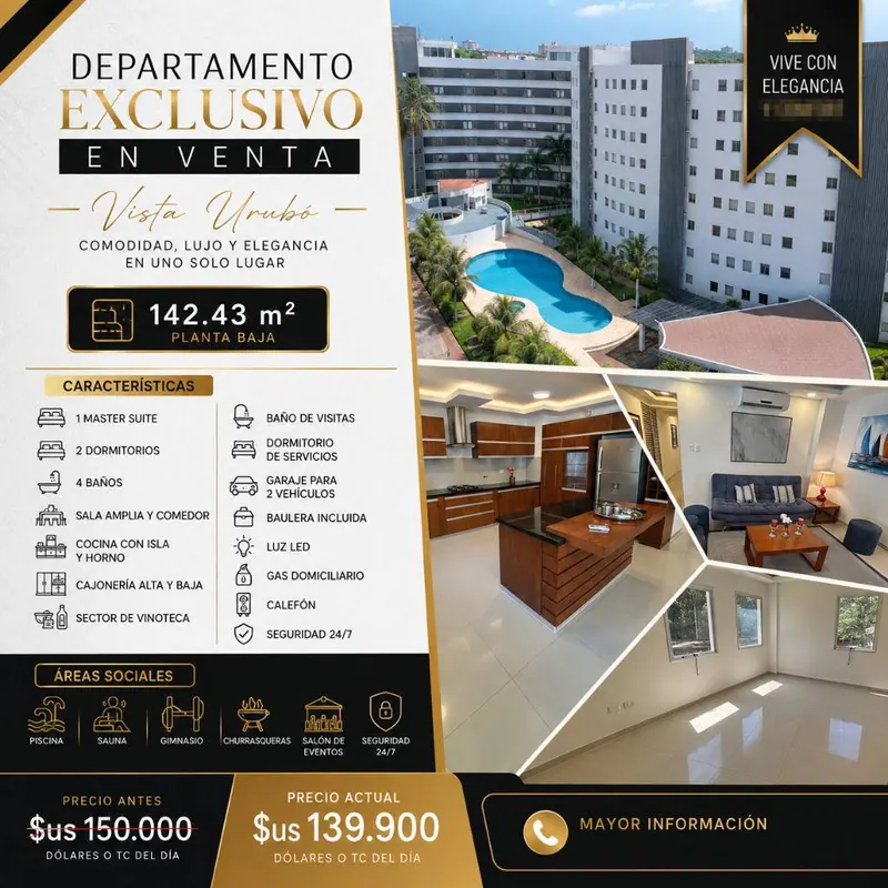 3-bedroom apartment for sale in Vista Urubó Eco Resort: foto 3 de 25