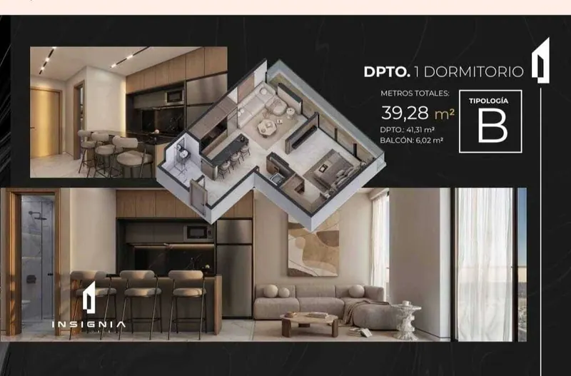 Departamento de 1 dormitorio en preventa en Domus Insignia, Equipetrol: foto 17 de 17