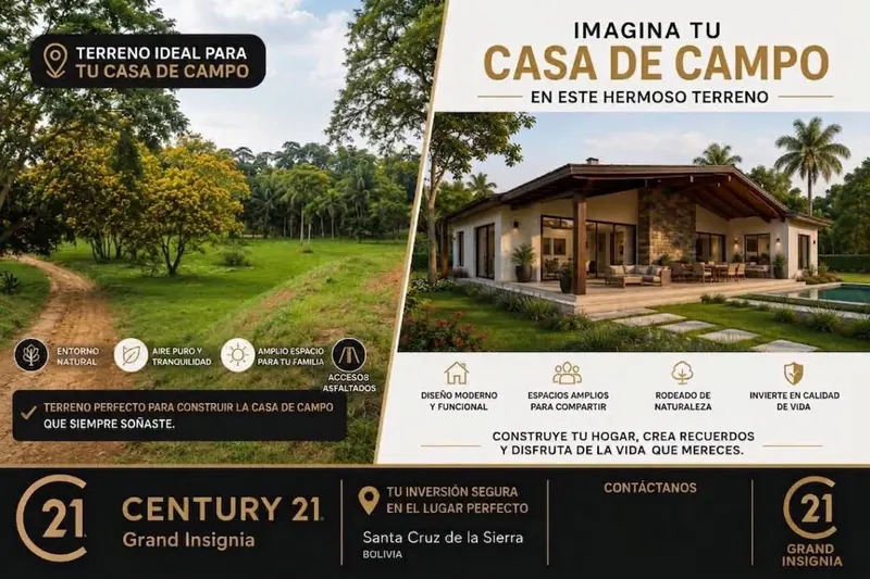 Terreno de 480 m² en venta en la urbanización Tierra Santa, Urubó: foto 6 de 10