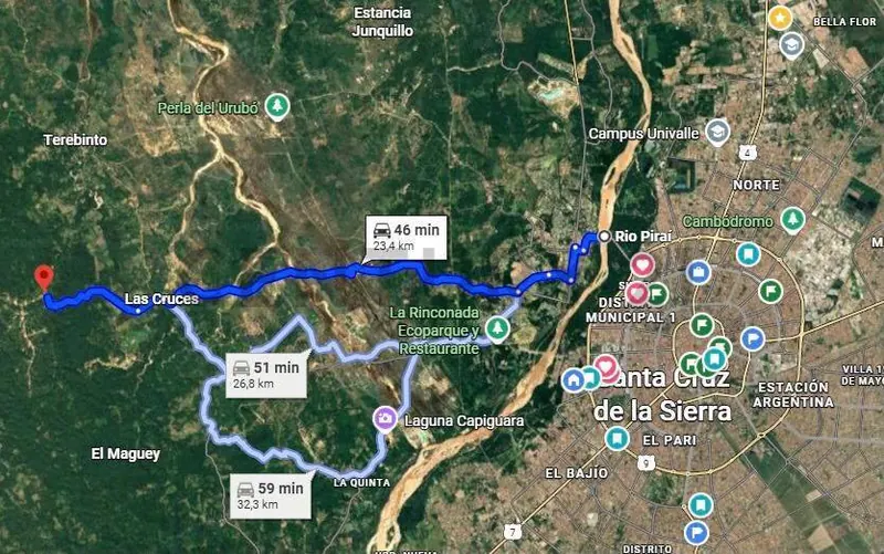 Terreno de 480 m² en venta en la urbanización Tierra Santa, Urubó: foto 7 de 10