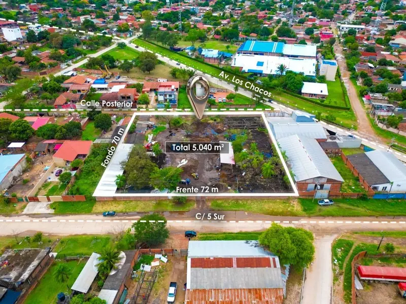 Terreno de 5040 m² en venta sobre avenida colectora, Zona Este: foto 7 de 8
