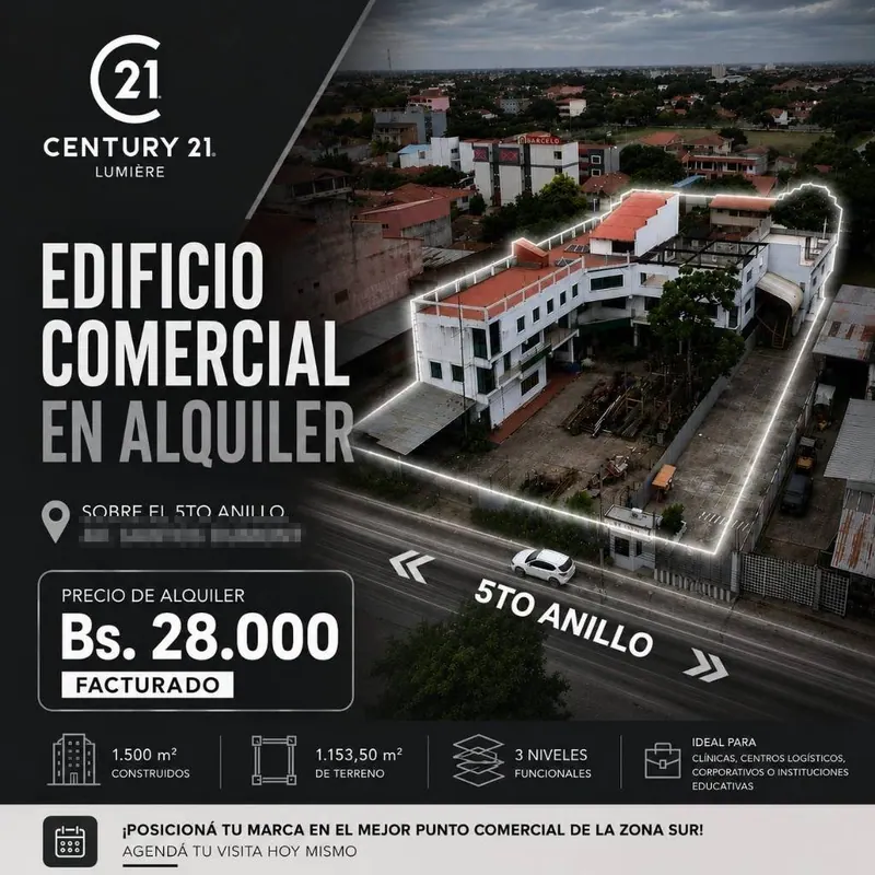 Edificio comercial de 1.500 m² en alquiler sobre la av. Santos Dumont: foto 2 de 11