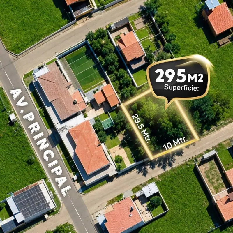 Terreno de 295 m² en venta en la urbanización Tupa Rueté, Zona Este: foto 2 de 6