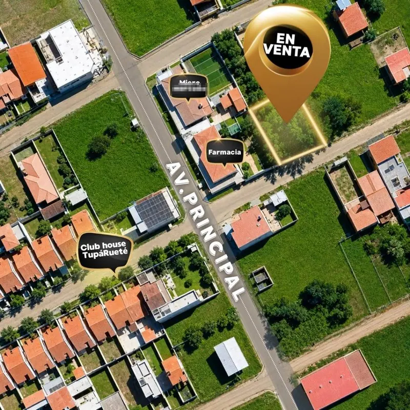 Terreno de 295 m² en venta en la urbanización Tupa Rueté, Zona Este: foto 6 de 6