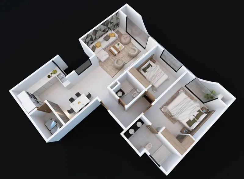 2-bedroom apartment pre-construction in the Jana building, Sirari: foto 16 de 16