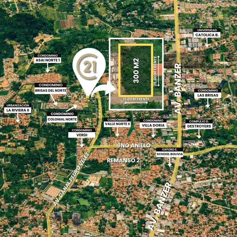 Terreno de 300 m² en venta en la Zona Norte, km 9 por Mainter: foto 3 de 4