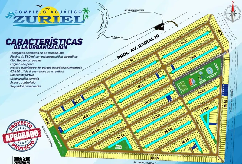 Terreno de 300 m² en venta en el Complejo Acuático Zuriel, Cotoca: foto 15 de 15