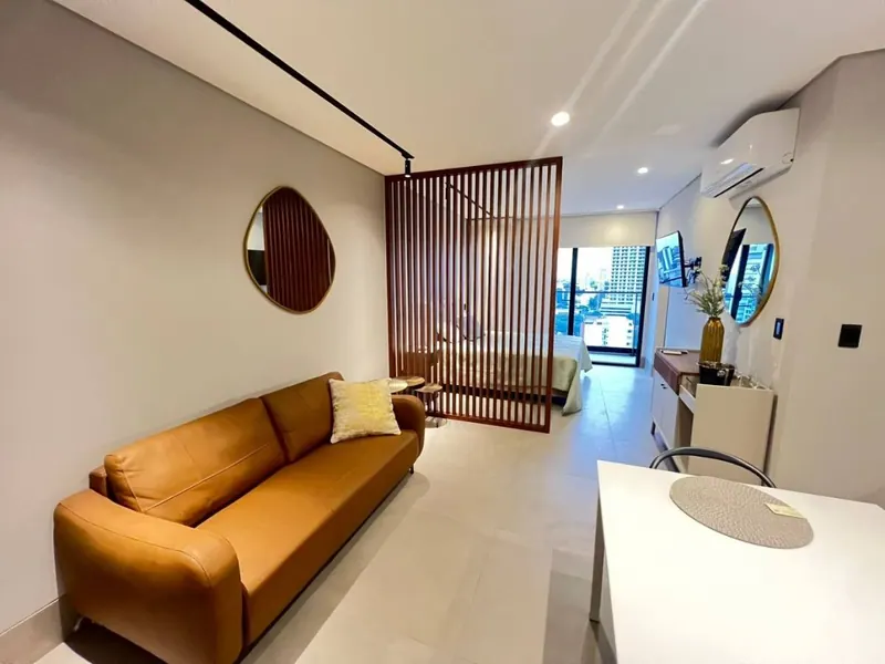 Monoambiente amoblado en venta en el condominio Mare, Equipetrol: foto 2 de 13