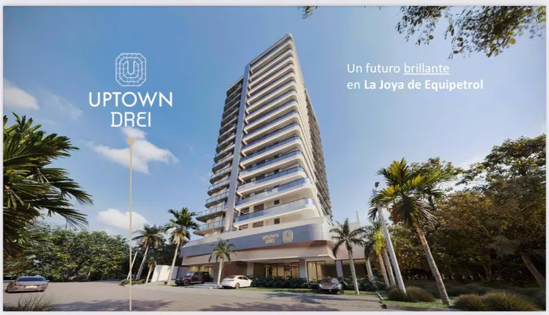 Departamento de 2 dormitorios en venta en Uptown Drei, Equipetrol: foto 2 de 13