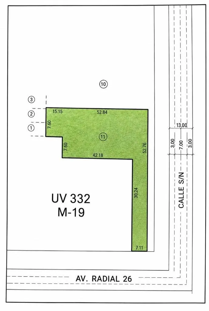 Terreno con 4 unidades habitacionales en venta en la Zona Norte: foto 10 de 10