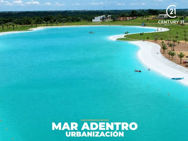 Terreno de 552,54 m² en primera línea en venta en Mar Adentro, Urubó: foto 4 de 5