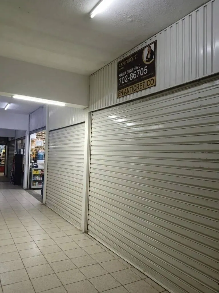 Local comercial de 6,53 m² en anticrético en el C.C. Mutualista