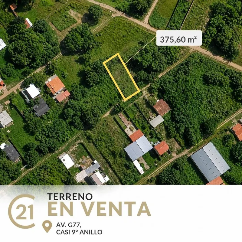 375.60 m² lot for sale in the North Zone, Av. G77: foto 1 de 3