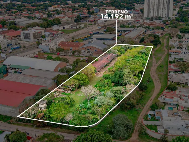 Terreno de 14.192 m² en venta en la Av. Banzer, 7mo anillo: foto 1 de 5